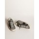 Black Super-Star sneakers with iridescent fabric