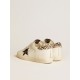 Women’s Super-Star with suede star and in pony skin heel tab
