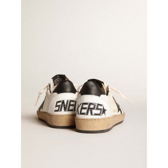Ball Star in nappa with black star and black heel tab
