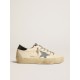 Hi Star in nappa with Swarovski crystal star and dark blue leather heel tab