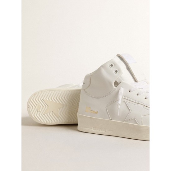 Women’s bio-based Mid-Stardan with white star and heel tab