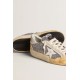 Women’s Super-Star LAB with white star and Swarovski glitter upper