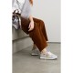 Running Marathon metallic leather-trimmed shell sneakers